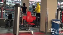 EPIC AWKWARD OLD MAN GYM PRANK!