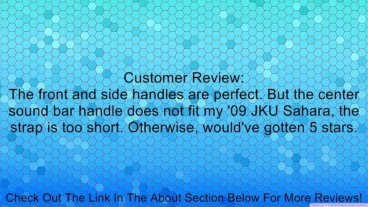 Rugged Ridge 12496.14 Neoprene Door and Grab Handle Covers Review