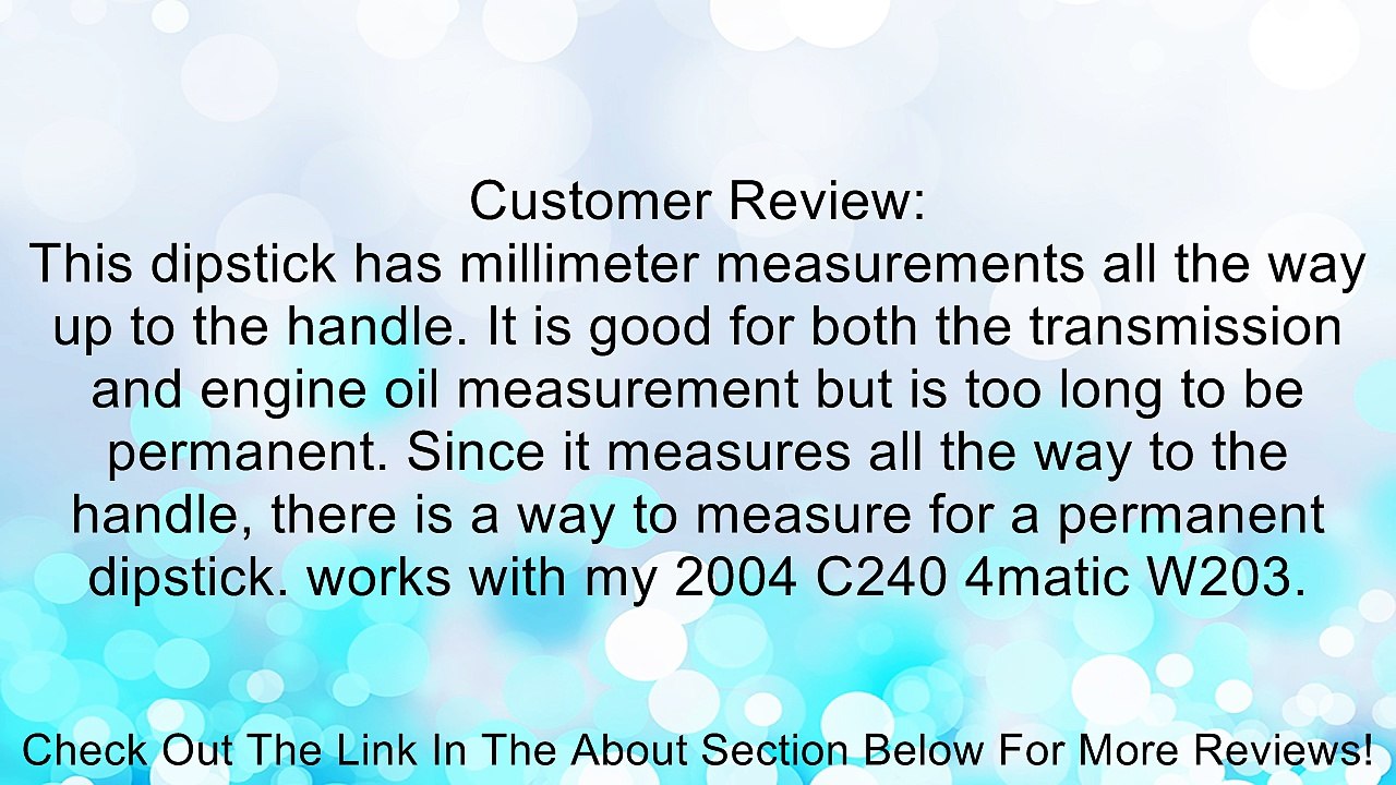 Assenmacher (ASSM0721) Engine Oil Dipstick Review