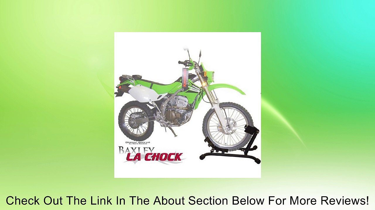 Baxley LA Chock Motorcycle Wheel Chock Review video Dailymotion