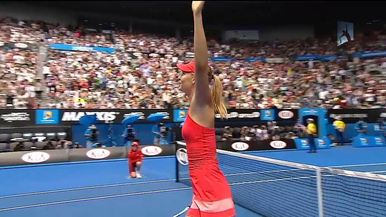 Dominant Sharapova sets up Bouchard clash