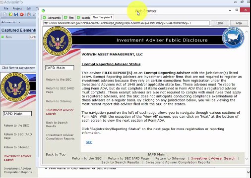 Adviserinfo.sec.gov | How to Extracting Data | Web Scraping | Web Harvesting