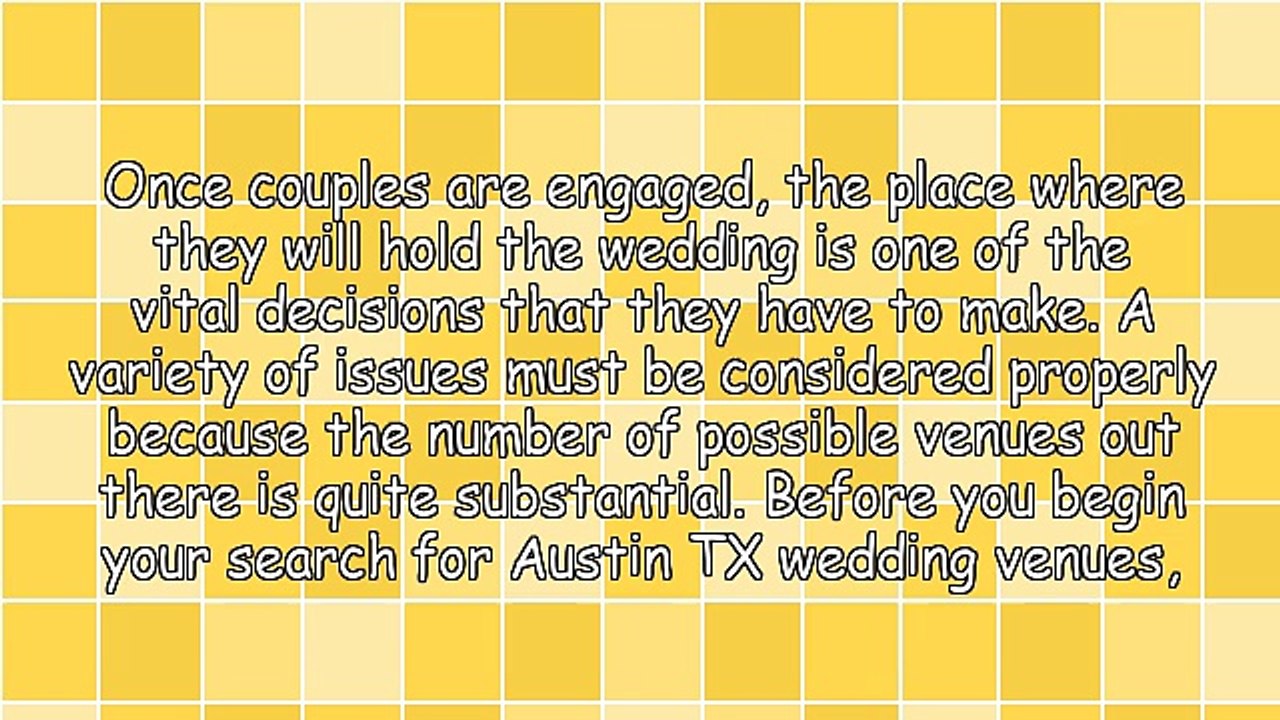 Considerations When You Want To Choose Austin TX Wedding Venues