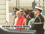 PM Narendra Modi Greets Obama With Hug