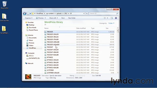 WordPress 3 Building Child Themes lecture 31 featimages