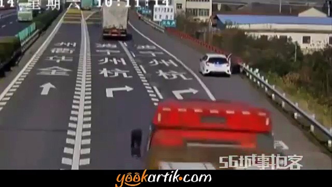 Lastik adamı biçti. Ecel böyle bir şey heralde