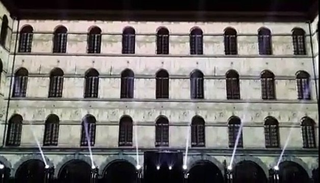 Mons 2015: le vidéo mapping au Carré des Arts