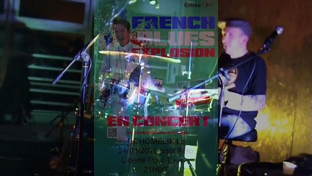 Préparatifs et coulisses du concert du 24 janvier 2015 à Chomelix French Blues Explosion