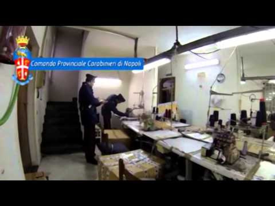 Napoli - Lavoro nero e inquinamento, blitz in aziende tessili del Vesuviano -2- (24.01.15)
