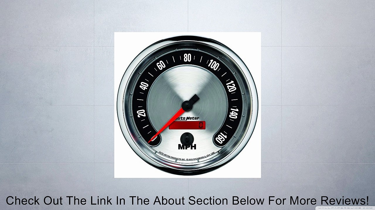 Auto Meter 1289 American Muscle 5" 0-160 mph Speedometer Gauge Review