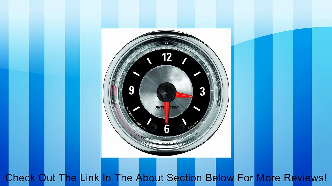 Auto Meter 1284 American Muscle Clock Review