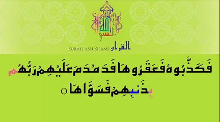 Chapter 91 ( Surrah  Ash-Shams)