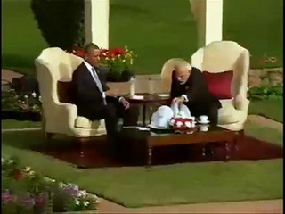Walk, talk and tea, PM Modi, President Obama make it special at Hyderabad House