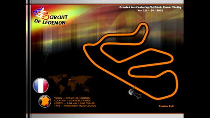 tour de piste à Ledenon en Clio Cup 4 sur Rfactor