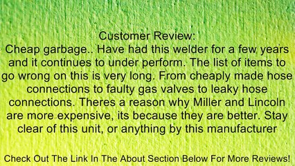 Clarke 190EN Mig/Fluxcore Welder Gas/No Gas 220V Review