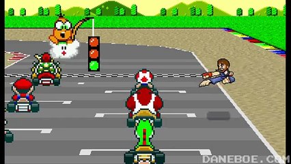 Chuck Norris vs Mario Kart