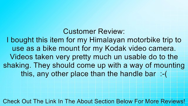 CMP127: i.Trek Motorcycle Bike Mount for Camera, Garmin Nuvi w/ Quick Release Review