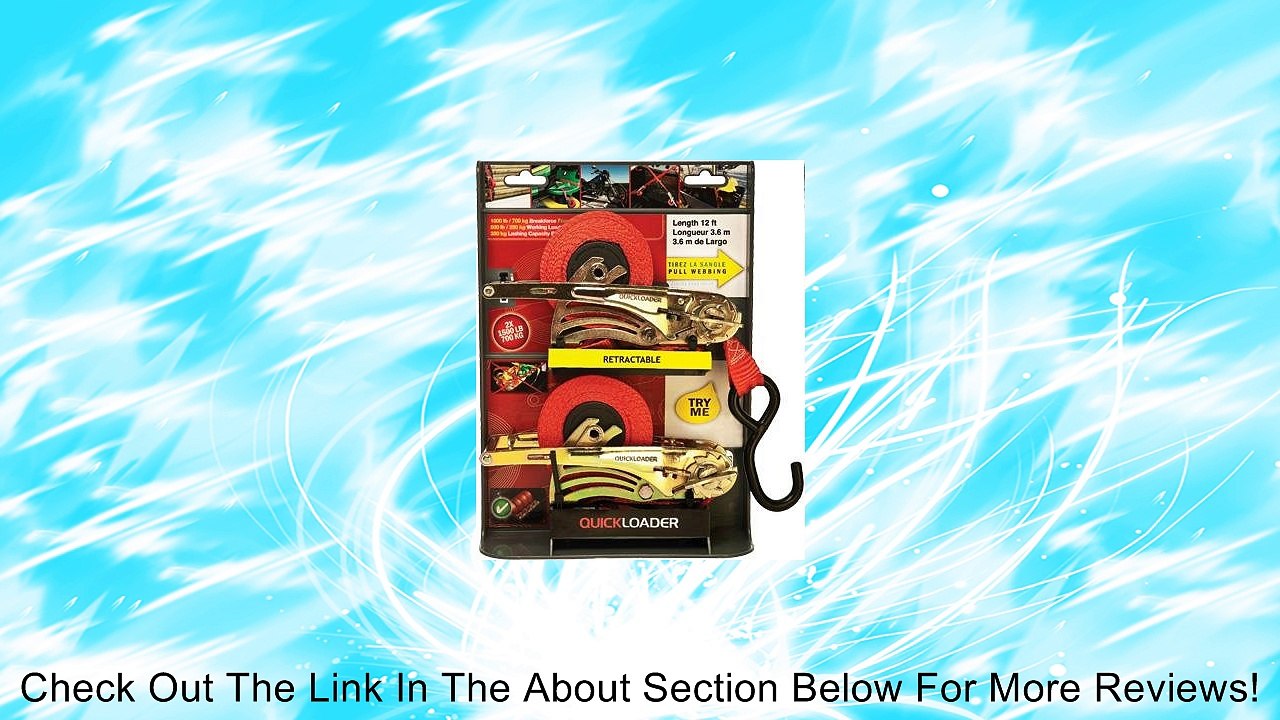 Quickloader Quick Loader Tiedown - Red 1500lb. - 12ft. QL1500 TWIN Review