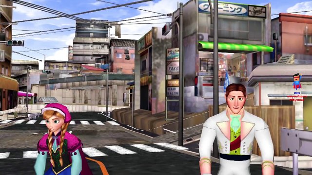 Frozen Anna And Kristoff London Bridge Is Falling Down Children Nursery Rhymes Cartoon 3D Animation