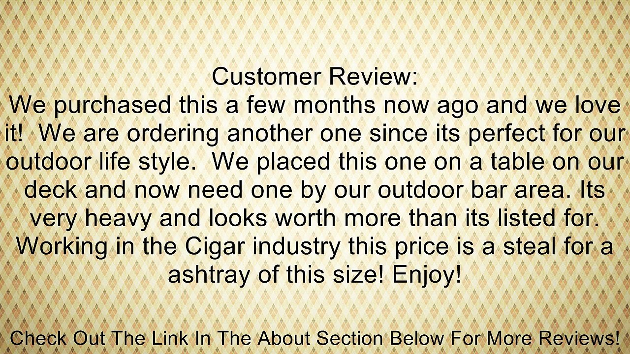 Oliva Brown Logo Cigar Ashtrays Review