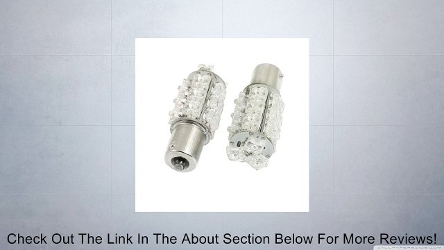 2 Pcs Yellow 1156 P21W Ba15s 18 LED Brake Tail Turn Signal Light Bulb Lamp 12V Review