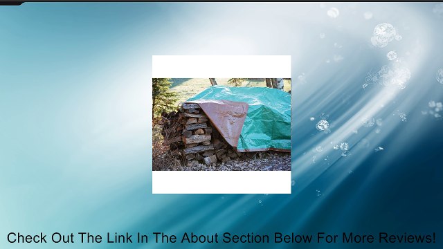 Roughneck 3.4-Oz. Heavy-Duty Woodpile Tarp - Brown/Green, 6ft. x 24ft. Review