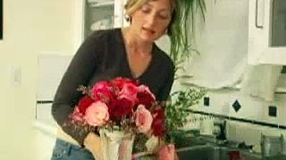 How to Arrange Bridal Bouquets - How to Finish Shaping a Nosegay Bridal Bouquet