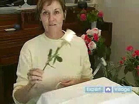 How to Make Flower Arrangements for Weddings - How to Make a Single Rose Bouquet for a Wedding