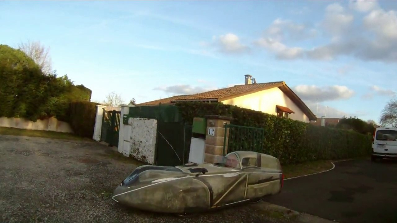 Visite de Pascal avec son vélomobile Phantom - Dimanche 25 janvier 2015