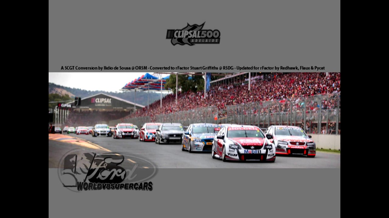 Tour de piste à Adelaide en Super Karting sur Rfactor