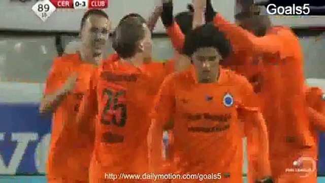 Izquierdo J 2nd Goal Cercle Brugge 0 - 3 Club Brugge Jupiler League 25-1-2015