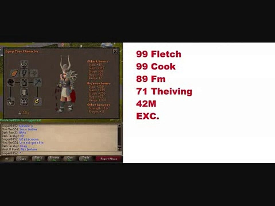 Buy Sell Accounts - Runescape Account whit over 42 mill for tradesold(4)