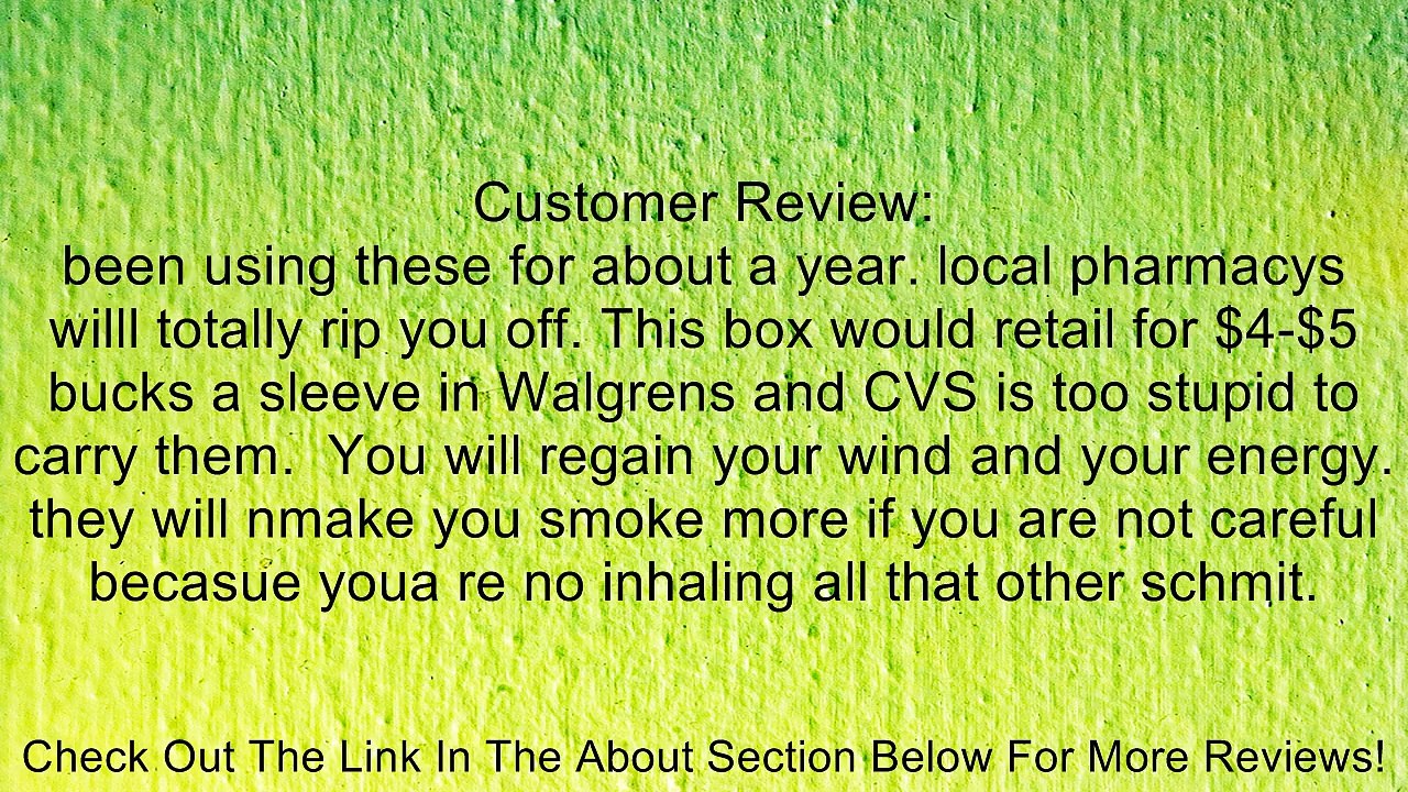 50 Denicotea Standard Filters for Cigarette Holder Review