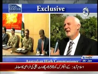 Aaj Rana Mubashir Kay Sath - 25th January 2015