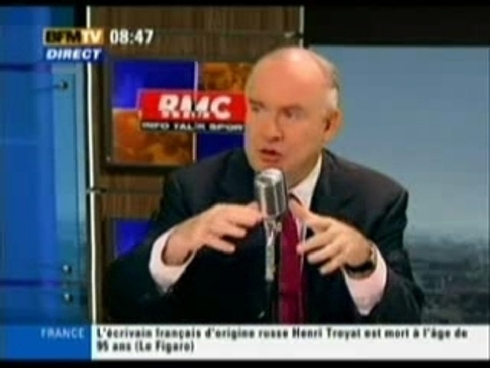 Dominique Bussereau sur RMC et BFM TV