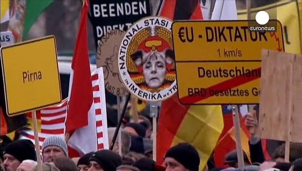 Mehr als 17.000 Menschen auf Pegida-Demo in Dresden
