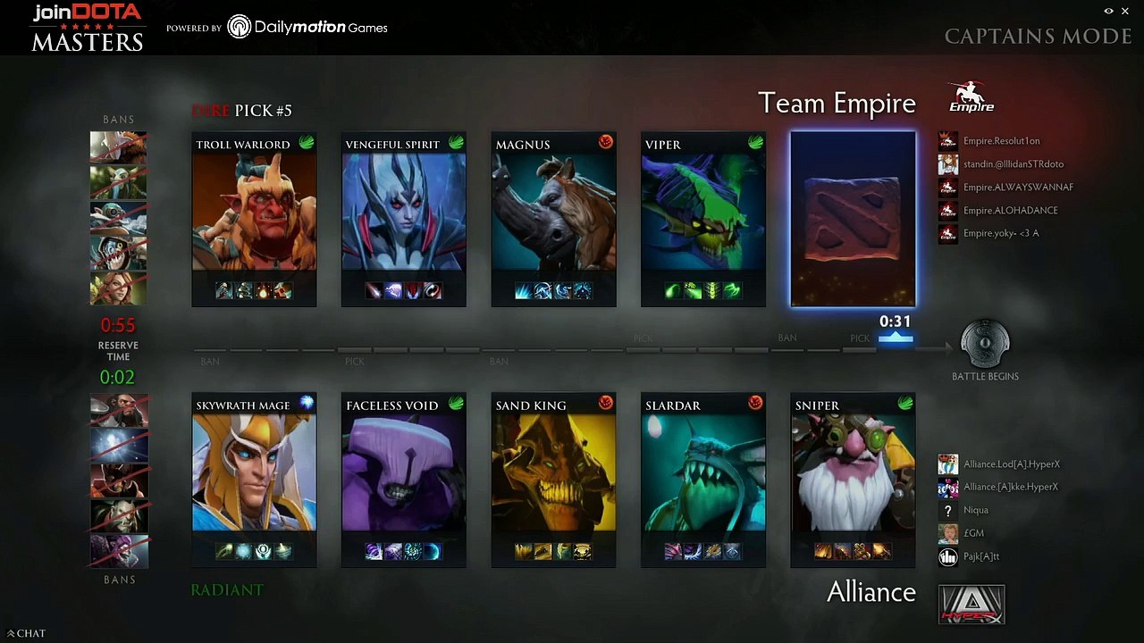 The Alliance vs Team Empire Game 2 - joinDOTA Masters @TobiWanDOTA @RyuUboruZDotA
