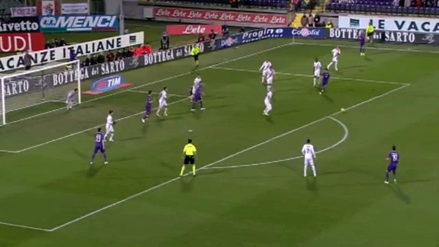Mario Gomez Goal - Fiorentina vs AS Roma 1-0 ( Serie A ) 2015 HD