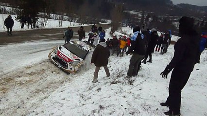 KRIS MEEKE SORTIE RALLYE MONTE CARLO 2015 SS8