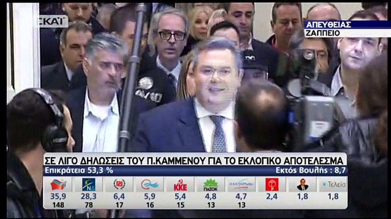 Καμμένος στο Ζάππειο