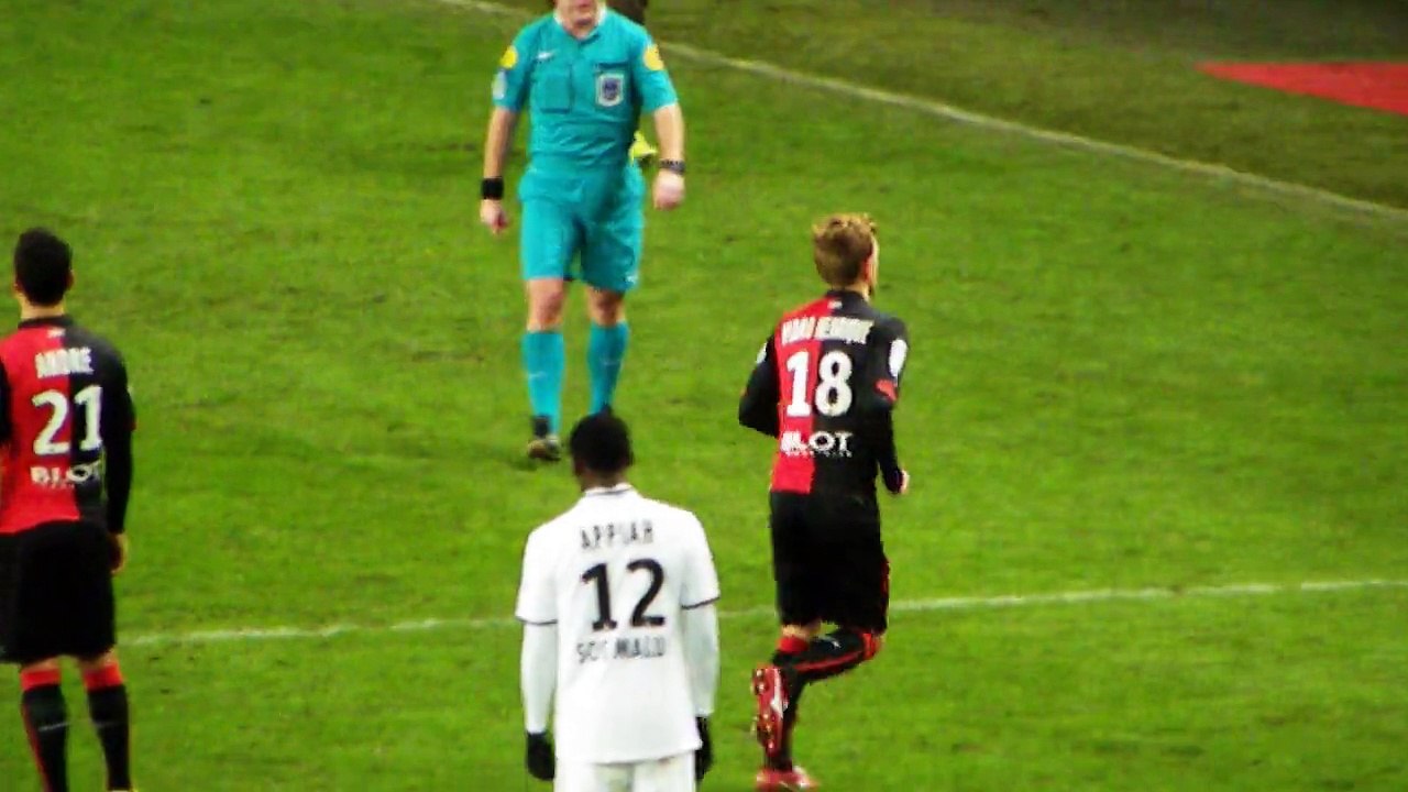 25/01/15 : SRFC-SMC : changement Henrique/Habibou (59')