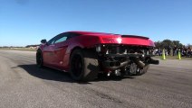 2000HP Lamborghini loses control into lake - 2000 Hp Lamborghini Kontrolden Çıktı Göle Daldı