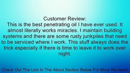 Supco MO44 Rust Buster Liquid Penetrating Oil Review