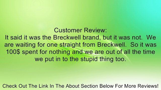 Breckwell Pellet Stove Super Igniter Replaces Part #C-E-IGN Review