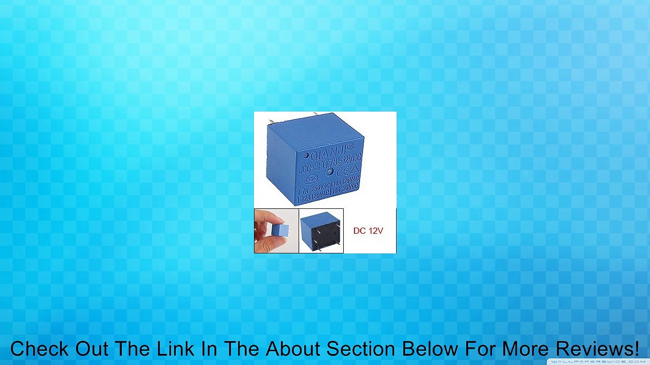 JQC-3F(T73) DC 12V 5PIN 250VAC 28VDC Power Relay Review