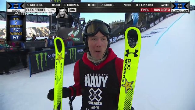Alex Ferreira s'offre le bronze à Aspen !