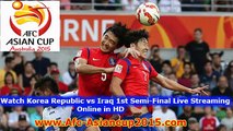 Free Watch Korea Republic vs Iraq Asian Cup Live Streaming Online Afc 2015