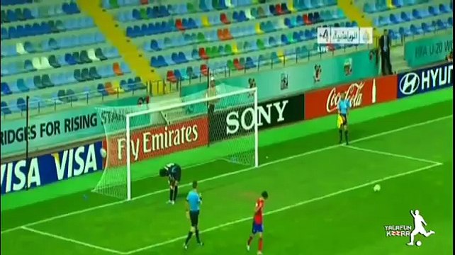 الضربات الترجيحية مبارة العراق و كوريا الجنوبية 5 4][ربع نهائي كاس العالم للشباب] تعليق عربي