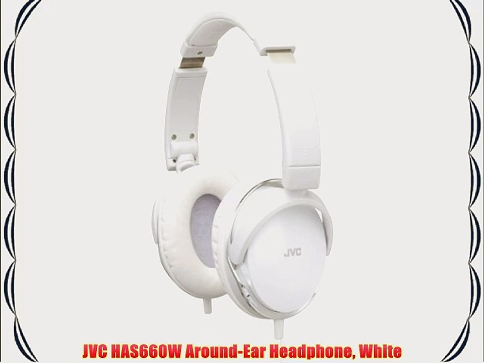 JVC HAS660W Around-Ear Headphone White