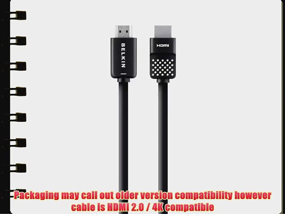 Belkin High-Speed HDMI Cable (Supports Amazon Fire TV and other HDMI-Enabled Devices) HDMI